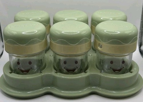 Baby Bullet Food Storage Container With Lids Date Ring Set Of 8 Replacement Jars