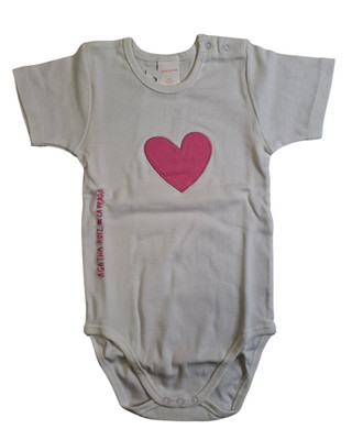 Agatha Ruiz de la Prada Baby Body Herz Weiß Größe 18 Monate