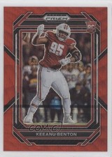 2023 Panini Prizm Draft Picks Ruby Wave Prizm Keeanu Benton #194 12zb