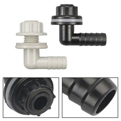 Plastic 3/8 in to 14mm Elbow Fitting for Aquarium and Water Storage Tanks
