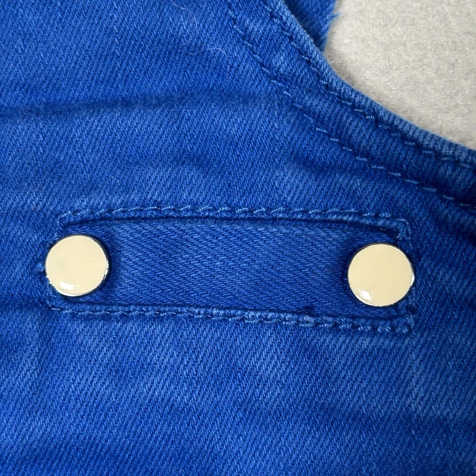 Coogi Shortalls Women’s 3/4 Blue Colorful Designer Grunge Streetwear Y2K Punk - Image 4 of 4