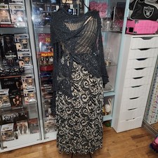 Vintage Made In USA Susan Lawrence Medium Women's Maxi Skirt Whimsygoth 90s Goth