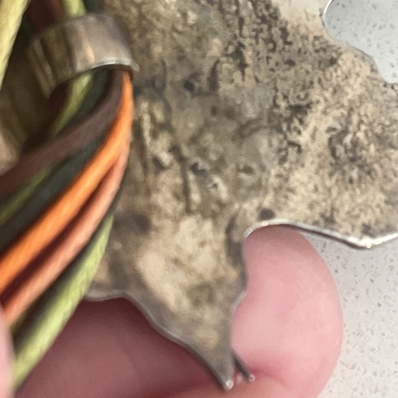 Multi Colored String Necklace With 925 Silver Lea… - image 8