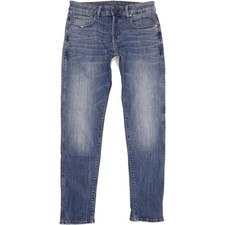 G-Star 3301  Herren Blau Straight Slim Stretch Jeans W31 L31 (71542)