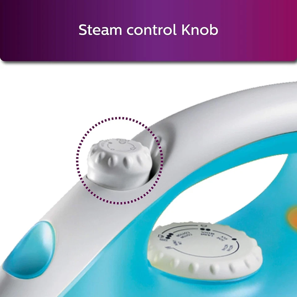 New Philips 1200 Watt Steam Iron - GC1011/01  220-240 Voltage Free Shipping - Image 4 of 4