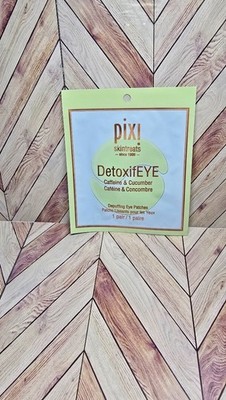 Pixi Skintreats DetoxifEYE Under Eye Mask Caffeine & Cucumber Depuff Sealed