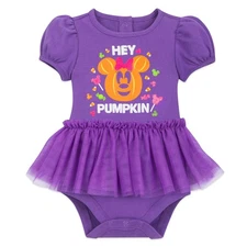 Disney Minnie Mouse Halloween Pumpkin Baby Bodysuit 3 6 9 12 18 24 Months