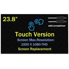 23.8" Touch Screen Replacement for HP Pavilion All-in-One 24-F0135 FHD LCD Panel
