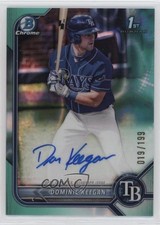 2022 Bowman Draft Chrome Pick Aqua Lava Refractor /199 Dominic Keegan Auto 19wt