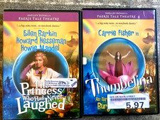 Faerie Tale Theatre Princess Who Had Never Laughed AND THUMBELINA CARRIE FISHER