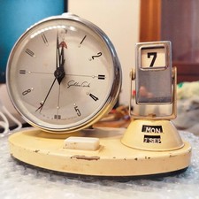 ↙️ OROLOGIO SVEGLIA CALENDARIO PERPETUO GOLDEN COCK VINTAGE DESIGN ANNI '60/'70