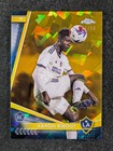 2024 Topps Chrome MLS AARON BIBOUT 47/50 Rookie RC Gold Sapphire SP #182