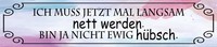 Holzschild 10X46 Cm Ich Muss Mal Langsam Nett Werden Deko Geschenk Schild