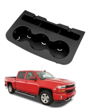 Center Console Armrest Cup Holder Liner For 2014-20 Chevy Silverado GMC Cadillac