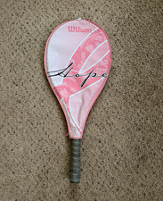 Wilson Hope Tennis Racquet 4 1/4" L2 Grip w/ Pink Wilson Racquet Cover