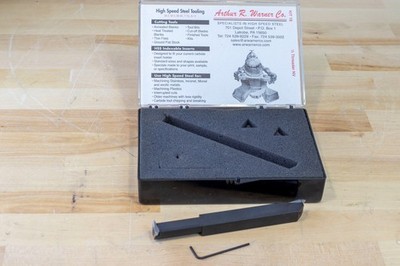 A R Warner #18 Indexable Threading Tool, Int / Ext, 1/2'' w/HSS inserts