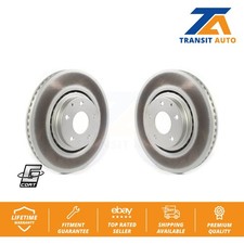 Front Coated Disc Brake Rotors Pair For Mazda CX-5 CX-9 6 KG-101337