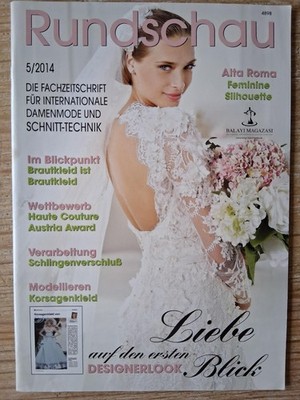 Damerundschau 05.2014 Fachzeitschrift Damen u. Herren Schnittechnik Müller&Sohn