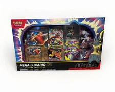 Pokemon TCG Mega Lucario ex Premium Figure Collection Box Factory Sealed