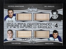 2017 Leaf Lumber Kings Silver 2/10 George Armstrong Bill Barilko Tim Horton k4s