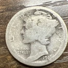 1916 MERCURY SILVER DIME ACTUAL COIN Get More Today & Save Shop Here Buy Here