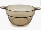 Vintage Corning France Visions Pyrex Amber V-20-B 1.5 L Pot/double Boiler Insert