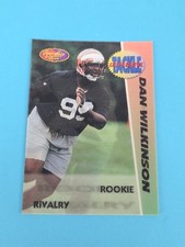 1994 Sportflics Rookie Rivalry #RR2 Dan Wilkinson / Sam Adams FOOTBALL Card 1I. rookie card picture
