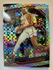 2025 Panini Prizm WNBA - Kiki Iriafen #72 Checkerboard Prizm (RC) Mystics