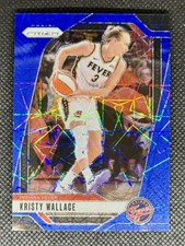 2024 Panini Prizm WNBA #133 Kristy Wallace Blue Velocity Prizms