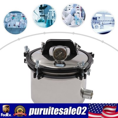 8L Autoclave Steam Sterilizer Dental Equipment Sterilization Medical Sterilizer