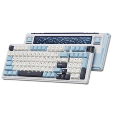 KZZI K98 Wireless Mechanical Keyboard with Number Pad  Volume Knob, Triple M...