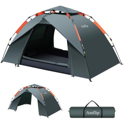 Campingzelt Automatisches Pop Up Zelt für 1 Person, , Winddicht, 3-Jahreszeit...