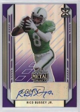2021 Leaf Metal Draft Purple Rainbow /25 Rico Bussey Jr #BA-RBJ Auto 2r7