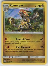 Kommo-o 163/236 Reverse Holo Cosmic Eclipse