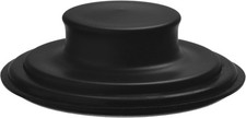 3 3/8 inch 8.57 cm - Black Kitchen Garbage Disposal Plug Sink Stopper