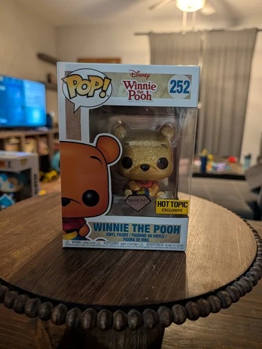 Funko Pop! Disney Winnie the Pooh #252 Exclusive Diamond Pooh Hot Topic Edition