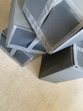 4x Ikea Skubb Shoe Boxes Grey