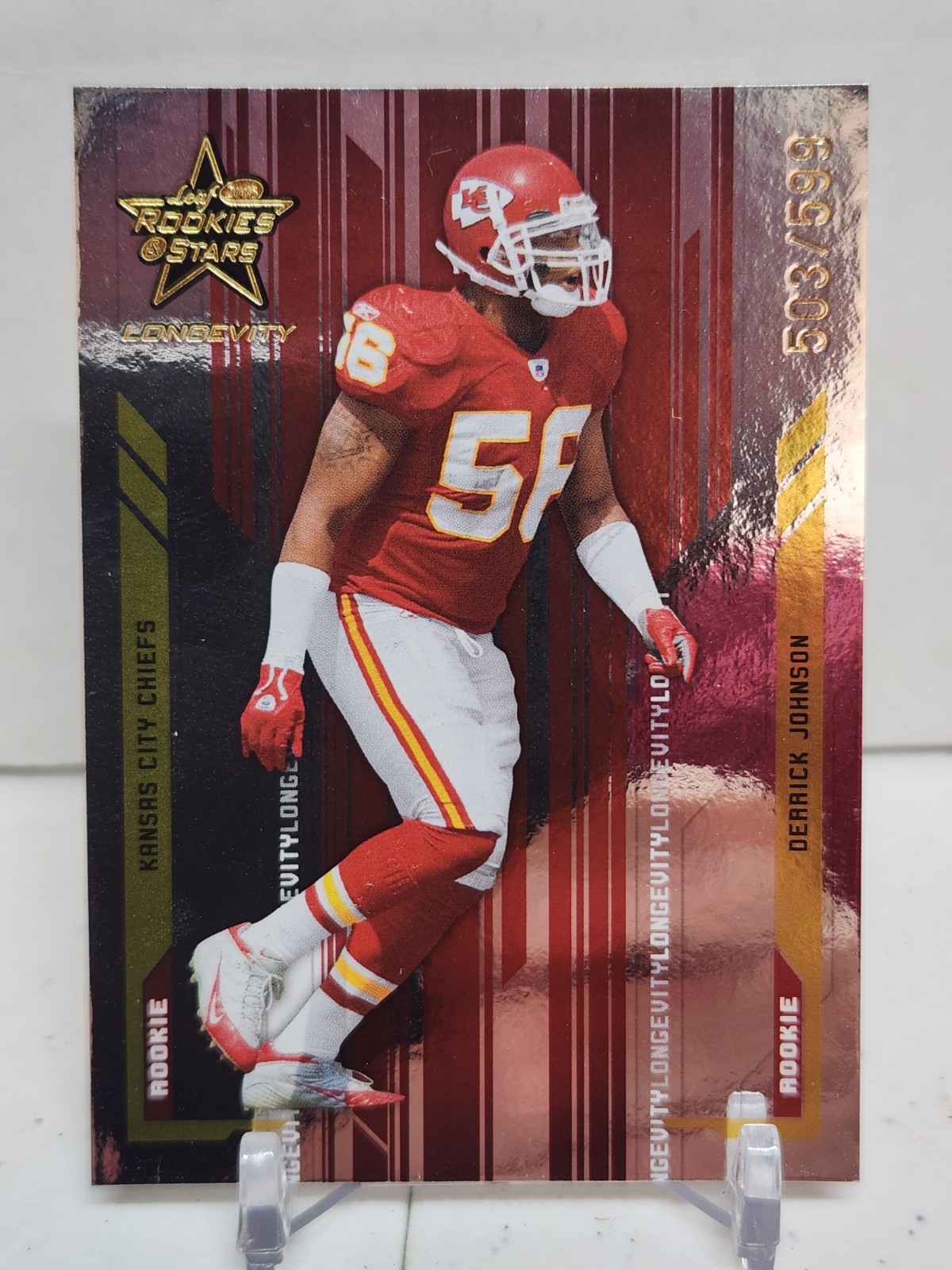 Derrick Johnson Leaf R & S Longevity #224 Base