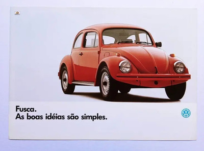 Vw Fusca 1600 1994 Itamar - Catálogo Folder Prospecto (Usado)