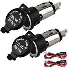 Cigarette Lighter Socket, DC 12V Car Cigarette Lighter,12 Volt Female Powe