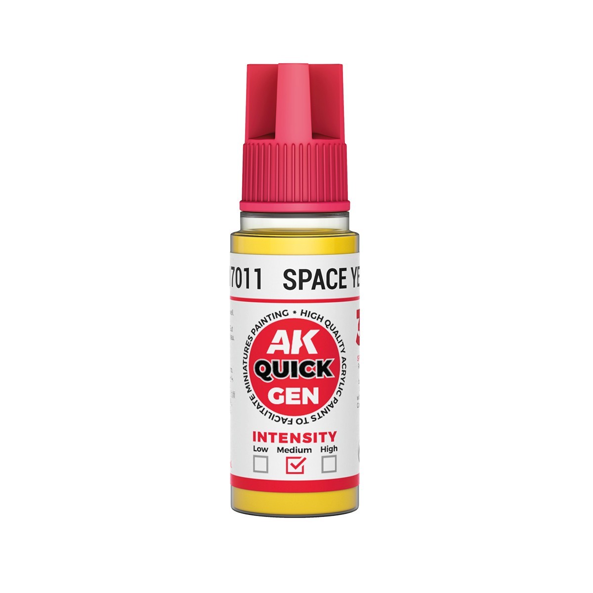 Space Yellow - AK Quick Gen Colour - AK Interactive 18ml Acrylic Paint