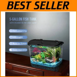 PanaView 5-Gallon Aquarium Kit with LED Lighting