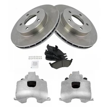 Front Brake Calipers Pads Rotors Fits 93-97 Concorde New Yorker Intrepid
