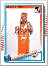 Saniya Rivers Rookie 2025 Donruss WNBA #92 Connecticut Sun