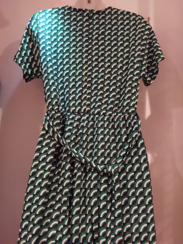 Next. Black/green Pattern Crop Playsuit. Size 8 - Picture 5 of 8