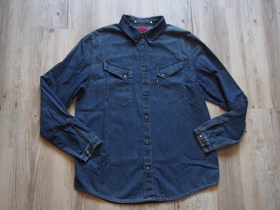 VINTAGE LEVIS DENIM- SHIRT GR. L 90ER JAHRE WESTERN- HEMD