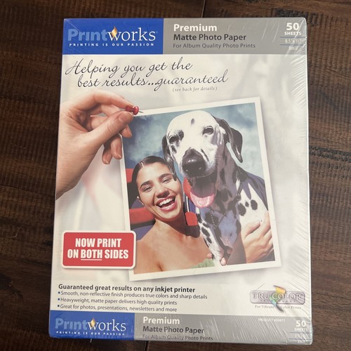 Photo Paper, 3 packs , HP Dell Printworks Glossy Matte Premium Inkjet 8.5x11 - 第 1/1 張圖片