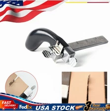 Leather Strap Cutter Tool Adjustable Leather Tooling Kit Belt Cutter w Blades