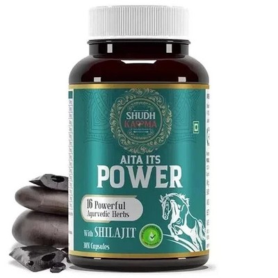 100% Pure Shilajit Power 16 Herbs Extremely potent, High Performance - Pack of 2