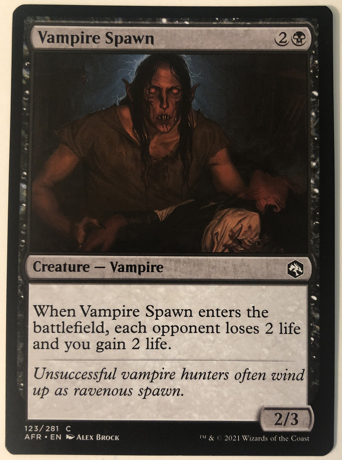 MTG Vampire Spawn Adventures in the Forgotten Realms 123/281 Regular Common